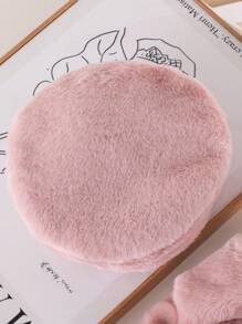 Souflis Souflis 女婴优雅可爱薄款开衫搭配贝雷帽，秋季 - 粉色 - 查看 6