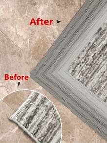 SHEIN 1pc Length 39.37inch PVC Self-Adhesive Protective Floor Mat Flat Buckle Bar Strip Suitable For Floor Door Sill Seam Edge Decoration Home Decor