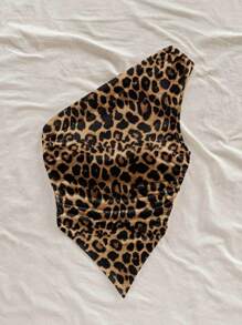 Soleia Casual Minimalist Leopard Print Pattern Resort Style Women Shirt, Suitable For Summer Suitable For Going Out - Multicolor - View 3
