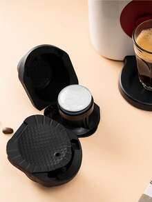 1-Pack Coffee Capsule Adapter Converter For Genio S/Piccolo XS Coffee Machine Espresso Accessories Black - Black - View 1