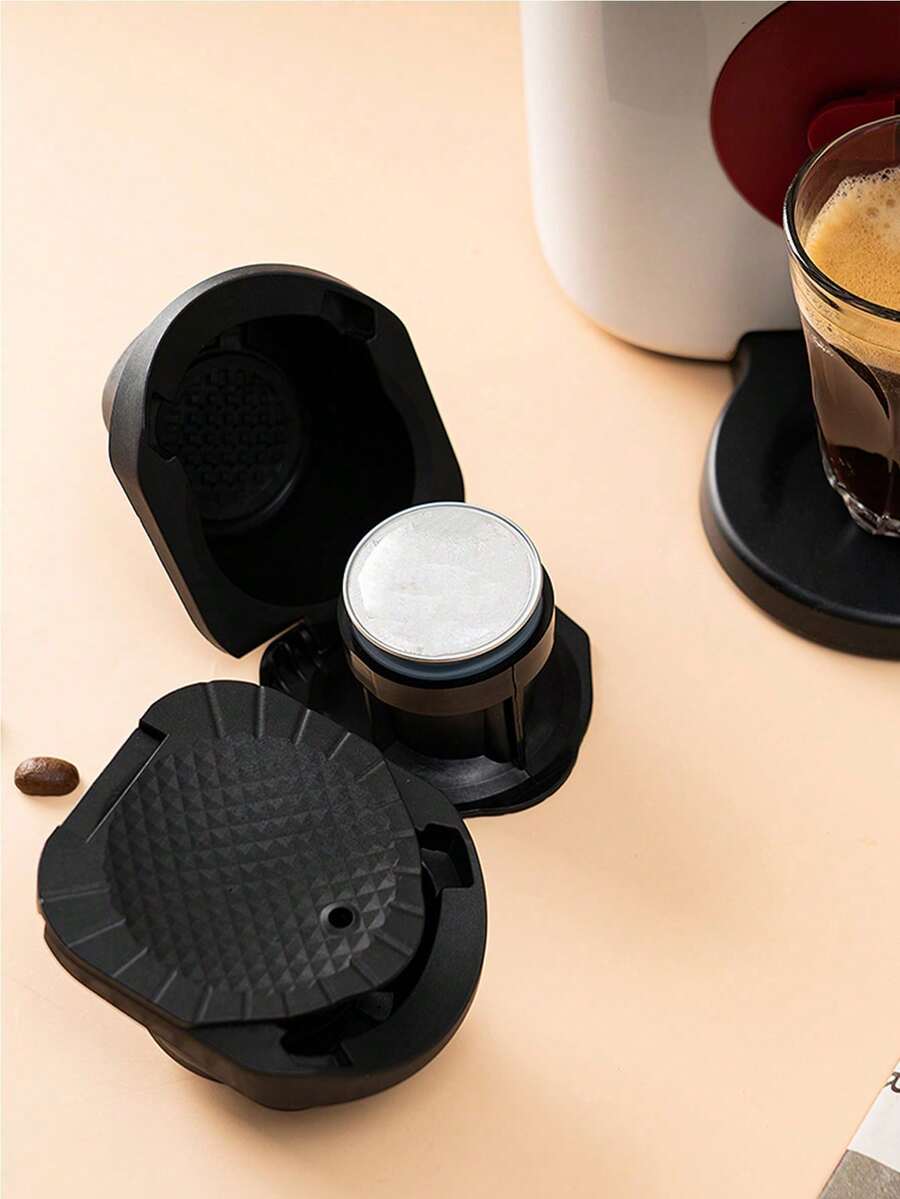 1-Pack Coffee Capsule Adapter Converter For Genio S/Piccolo XS Coffee Machine Espresso Accessories Black - Black - View 1