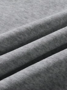 INAWLY 女用抽繩腰抓絨慢跑褲