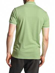 Hugo Boss 男士休闲短袖 Polo 衫，夏季 - 372 開放綠地 - 查看 2