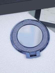 SHEIN 1 pièce Support magnétique pour téléphone portable, autocollant magnétique pour téléphone portable, support tout-en-un, miroir, papillon pailleté