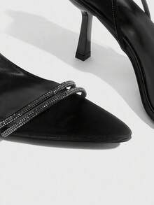 CUCCOO SZL Women's Fashionable Black Sexy High Heel Sandals - Black - View 9