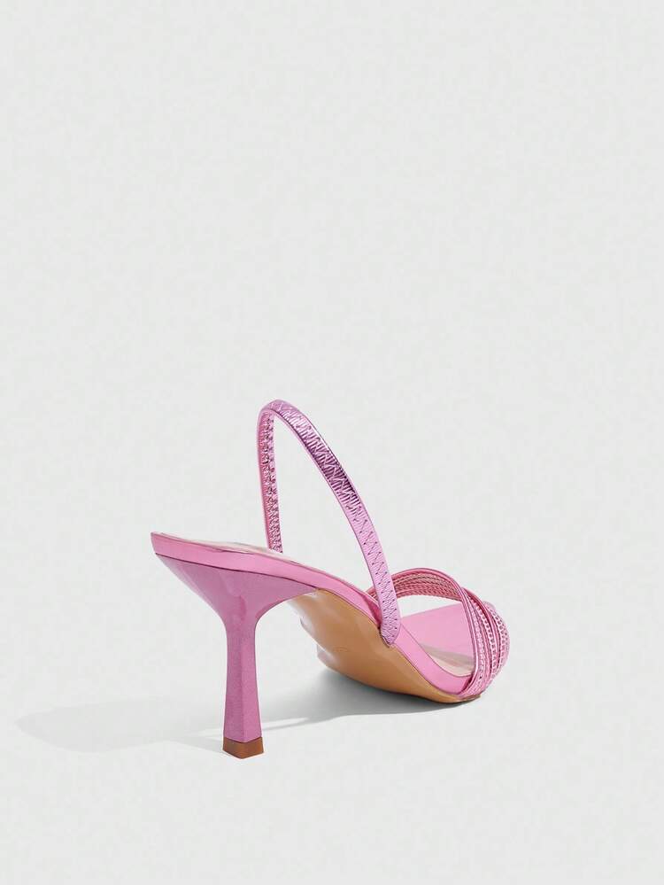 CUCCOO SZL Women's Fashionable Gold Sexy High Heel Sandals