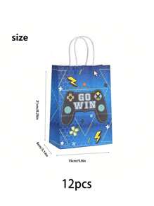 SHEIN 12 件游戏主题礼品袋； - 遊戲主題 - 查看 8