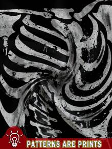 Attitoon Women's Punk Style Retro Splatter Paint Skull Print Cropped Tube Top With Tie Front, Suitable For Summer Music Festivals Back To School Skeleton Tube Top Gothic Clothing Edgy Clothes Woman - Multicolor - View 5