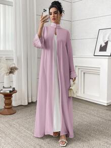 Yasmyna Abaya elegante de mujer decorada con cuentas
