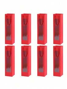 Simple Wine Gift Packaging Bag - Multicolor - View 13