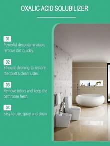 1pc Bathroom Cleaning Agent, Toilet & Bathroom Cleaner, Tile, Cement, Floor Stain Remover, Random Old Or New Version Toilet Cleaning Spray - Multicolor - View 6