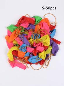 20 件/50 件橡皮筋拍打球，打气球派对礼品，带橡胶手柄的弹性气球，适用于生日派对装饰、节日配饰、派对用品、户外玩具、圣诞节、万圣节、感恩节、复活节礼物、圣诞节，颜色随机