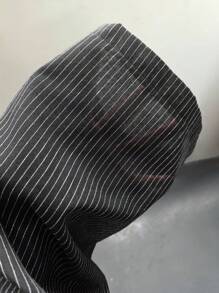 SHEIN PETITE Damen Organic Cotton Straight Leg Hosen mit ultra-niedriger Taille, Lässig