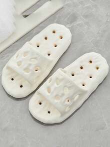 SHEIN 1双EVA浴室拖鞋，防滑防臭家居淋浴凉鞋 - 彩色 - 查看 17