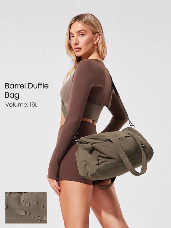 GLOWMODE حقيبة سفر كبيرة السعة بسعة 16 لتر، مزودة بحمالتين وسحاب، مناسبة للاستخدام اليومي والأنشطة الرياضية