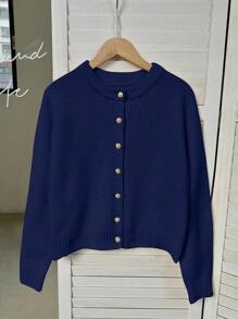 Franclia Cárdigan minimalista, versátil y elegante para mujer