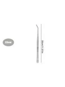 1 件直/弯不锈钢牡蛎喂食钳，用于鱼缸清洁