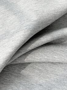 Elamini Women's Casual Minimalist Polo Collar Horse Embroidery Fitted T-Shirt + Mini Low-Waist Skirt Pants Set - Grey - View 4