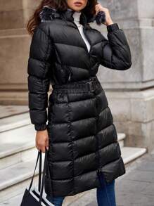 RueChic 毛茸邊連帽麵包服