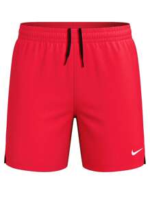 Nike Casual Sport Outdoor Loose Drawstring Summer Men Swim Trunks - Red - View 4