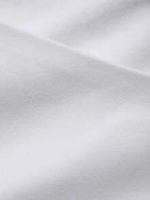 DAZY 女士修身短袖立领T恤 夏季 - 白色 - 查看 5