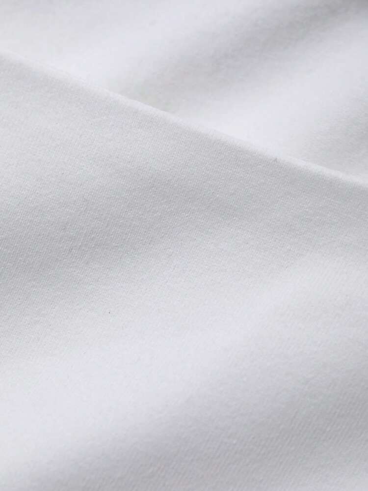 Women's Casual Solid Color V-Neck Short Sleeve Fitted T-Shirt