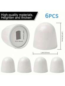 2/6 件套加高装饰盖、浴室配件、马桶座螺丝和盖