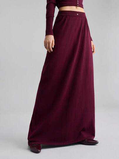 Ontre 2025 秋冬新品，百搭复古优雅商务休闲西部波西米亚风格服饰，基本款纳什维尔服装，适合复活节、圣诞节，女士纯色系带背心，都市通勤、商务休闲、婚礼宾客优雅秋冬针织裙，女士长裙