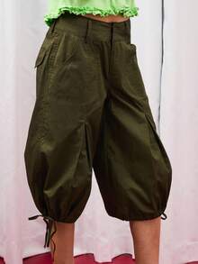 COUREZ 女裤 - 軍綠色 - 查看 6