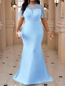 Fleurora Mùa xuân và mùa hè giản dị thanh lịch Boho màu xanh nước biển dệt kim cổ tròn loe cỡ lớn phối hợp trang phục đi nghỉ trang phục bãi biển cho phụ nữ trang phục đi biển cho phụ nữ kỳ nghỉ bãi biển váy đi biển váy dự tiệc cưới cho phụ nữ công sở thường ngày váy dạ hội cho phụ nữ váy ren tay áo cho khách dự tiệc cưới trang phục nhà thờ váy phụ nữ cho đám cưới sự kiện trang phục sinh nhật trang phục lễ hội cho phụ nữ, váy dự tiệc - Màu xanh lam - Xem 4