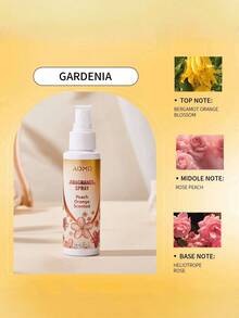 SHEIN 4 件 100ml 薰衣草空气清新剂，香氛喷雾，持久留香，适用于衣柜、客厅、汽车、浴室、酒店，除臭剂和清新空气，椰子香草、薰衣草、栀子花、桃子和橙子，便携式 - 彩色 - 查看 6