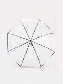 SHEIN Foldable Automatic Open/Close Umbrella With Reinforced Steel Frame (Black Edge) For Quick Folding. - Multicolor - View 8