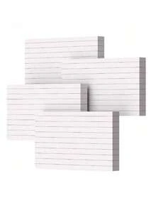 Pink Index Cards 3x5, 200 PCS 3x5 Index Cards Flashcards, Heavyweight Note Cards 3x5 Flash Cards Single-Sided 3x5 Study Card, Ruled 3 X 5 Index Cards Ruled Index Notecard For School Office Home - Multicolor - View 11