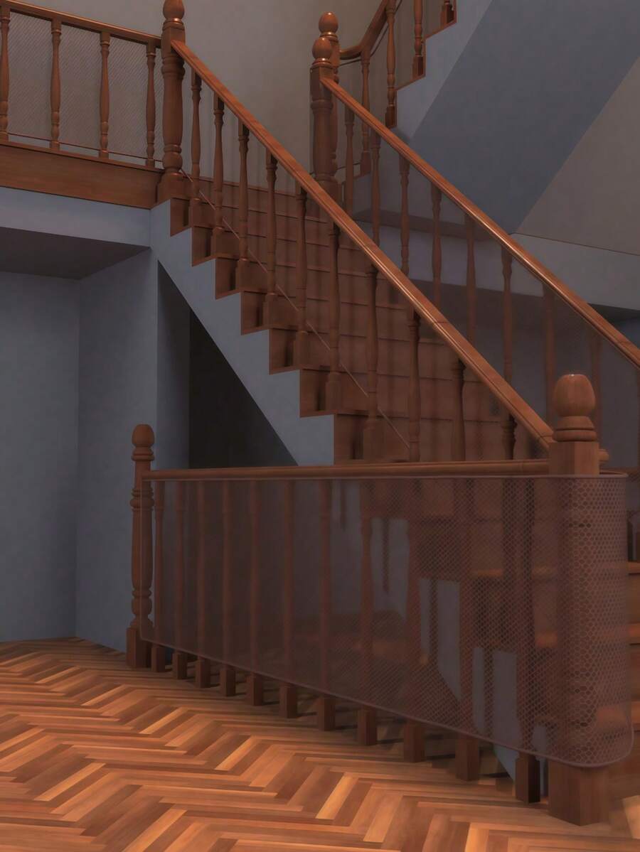 SHEIN Special Thick Safety Rope Stair Protection Net To Prevent Falls And Protect Against Cats And Dogs.