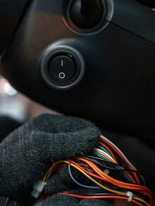 12V LED Toggle Switch 2-Pin ON/OFF – Quick Connect Panel Mount With Aluminum Contacts, Plastic Housing For Car Dashboard, Marine, Truck (No Battery, Non-Illuminated)