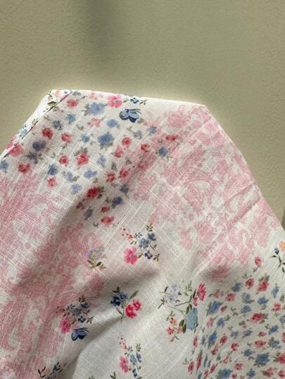 Sunnyshic Women's Boho Print Patchwork Knit Tie Bow Bandeau Top, Suitable For Vacation, Autumn/Winter