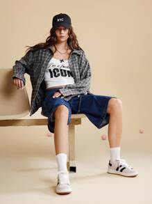 CUCCOO EASI Women's Fashionable Versatile Casual Daily Sports Shoes - Black - View 3