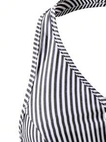 Sparklyn 2 件套女孩和少女条纹无袖背心和宽腿条纹裤套装，休闲通勤装，夏季