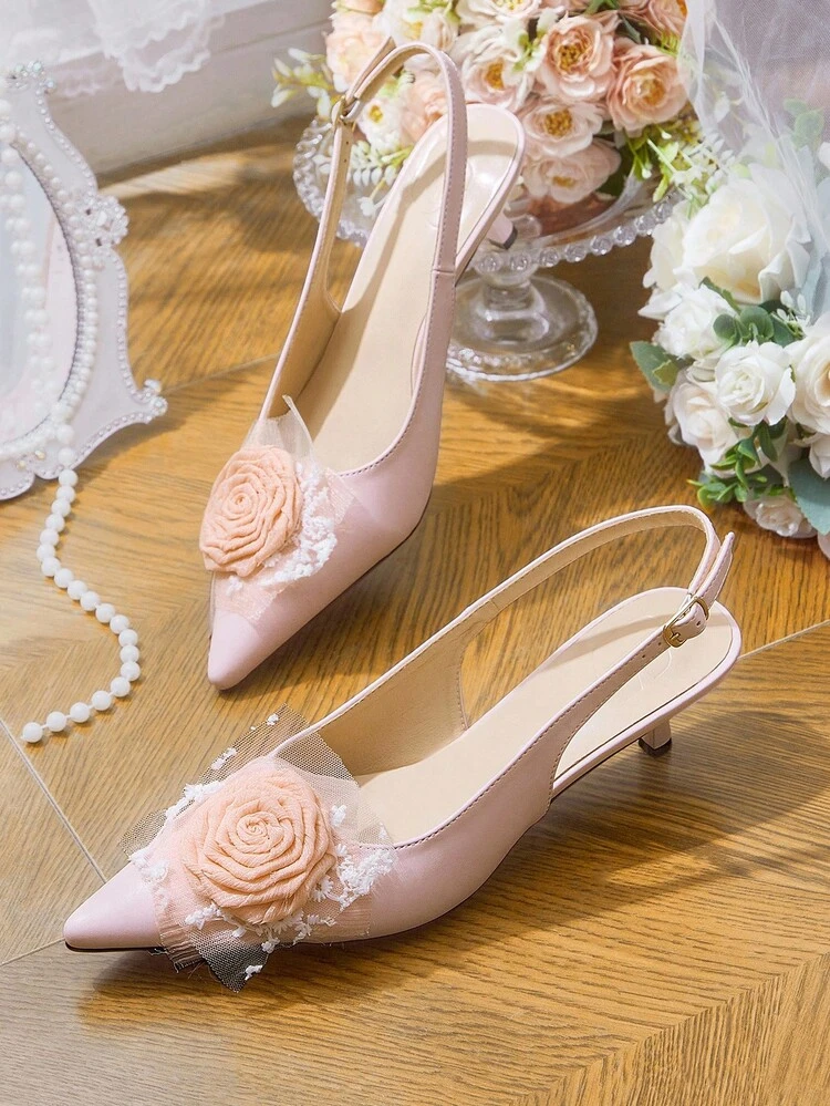 CUCCOO HITCHD Nouvelles mules pour femmes à bout pointu, sans dos et à talon fin de couleur rouge