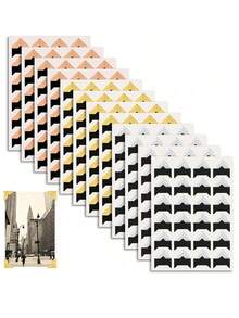 SHEIN 15 张 360 片照片角自粘贴纸，适用于 DIY 剪贴簿、相册、旅行日记、记忆簿或日记本，返校、学校用品 - 彩色 - 查看 8