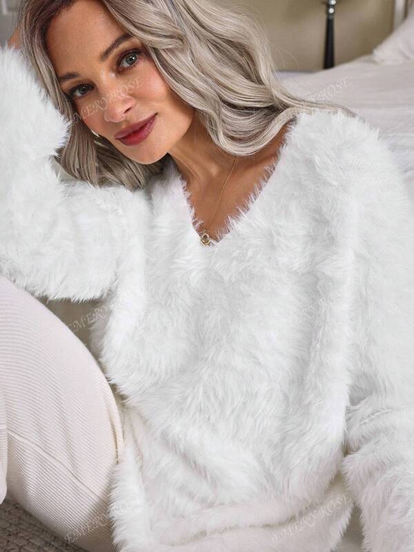 EMERY ROSE Women Holiday Vacation Party Fashion Casual Versatile Knit Sweater, Sexy