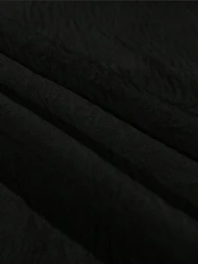 INAWLY 女士时尚休闲度假露背简约短袖连衣裙 - 黑色 - 查看 3