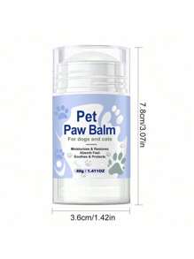 1pc/2pcs 40g Dog Paw Balm – Moisturizes And Nourishes The Skin – Repairs Dry Noses And Paws – Most Suitable For Extreme Weather Conditions - White - View 7