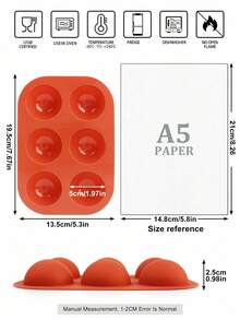 SHEIN Basic living 1 pieza Molde de hornear de silicona - Rojo - Ver 7