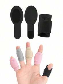 5/10pcs Adjustable Finger Splint Adjustable Finger Brace Breathable Elastic Finger Tape, Compression Pression Protector For Triggger Finger,Compression Aid For Sports - Multicolor - View 6