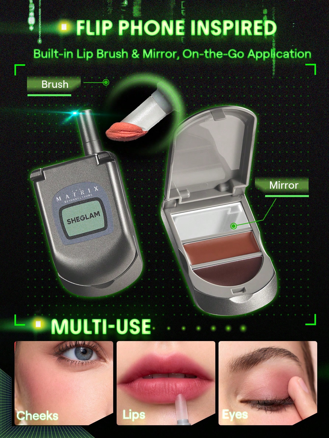The Matrix Resurrections | SHEGLAM Going Digital Two-Tone Blush 3