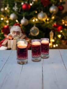 1 件 6 件 16 件无焰 LED 漂浮蜡烛 28 英寸白色防水塑料茶灯 200 小时电池寿命适用于婚礼泳池浴缸派对装饰中心花瓶装饰浪漫氛围照明 - 白色 - 查看 16