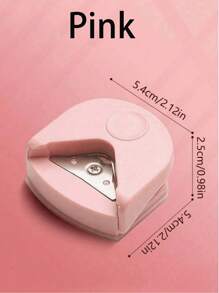 1PC Corner Rounder R4 Corner Punch Portable Paper Trimmer Cutter For Cards Photo Cutting DIY Craft Scrapbooking Tools, Chamfering Cutter Cutting ToolHandmade Photo Paper Card Right Angle Pointed Arc Trimming Paper Cutter, Back To School, School Supplies, Back To School, School Supplies