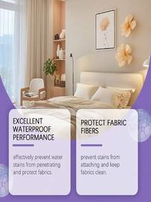 1pc 100ml Furniture & Fabric Waterproof Spray - Effectively Resists Moisture, Protects Fabrics From Dampness, Excellent Waterproofing Performance, Prevents Water Penetration, Protects Fabrics, Protects Fabric Fibers, Prevents Stains From Adhering - Multicolor - View 4