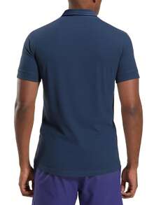 Hugo Boss Áo thun nam cổ bẻ tay ngắn đa năng thường ngày - 464 Mở Xanh - Xem 2